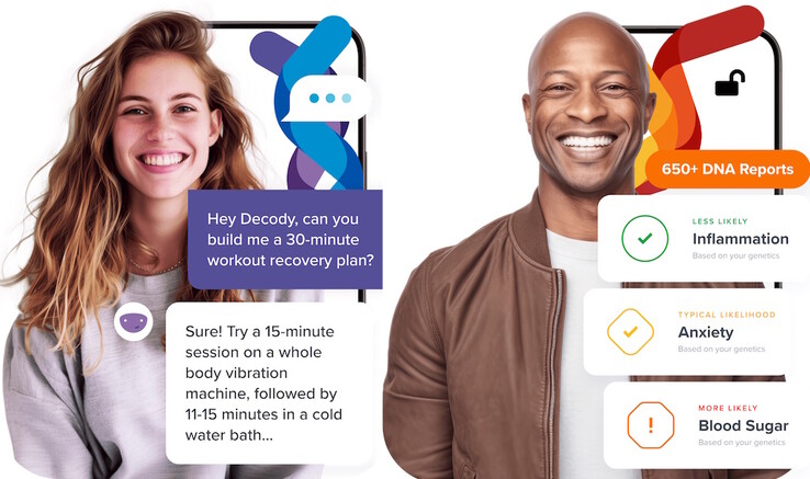 DecodyGPT can provide customized exercises for better fitness and utilizes DNA reports to predict potential health issues. (Image source: SelfDecode)