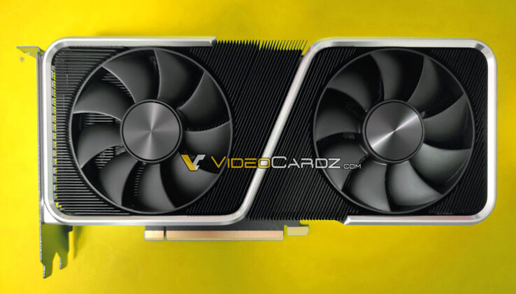 RTX 3060 Ti front. (Image source: VideoCardz)