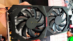 The AMD Radeon RX 6600 XT will face competition from NVIDIA&#039;s GeForce RTX 3060 Ti. (Image source: Baidu via VideoCardz)