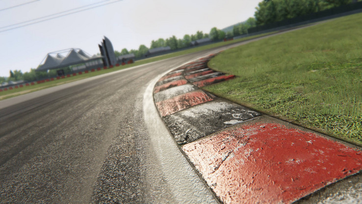 3-dimensional laser scanned race track in Assetto Corsa