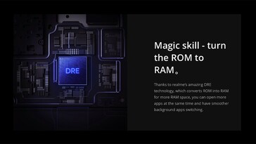 DRE - ROM to RAM. (Image source: Realme)