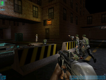 Pictured: A gameplay screenshot from Deus Ex: Game of the Year Edition.