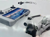 The alleged DJI Mini 3 Pro with its remote control. (Image source: @JasperEllens)