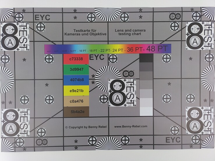 Fairphone 3 - test chart