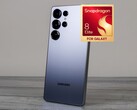 The Galaxy S26 Ultra is rumored to have a battery capacity and charging upgrade over its predecessor pictured here. (Image source: Notebookcheck, Qualcomm, edited)