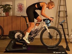 The Garmin Tacx NEO 3M can simulate various surfaces, including gravel and cobblestones. (Image source: Garmin)