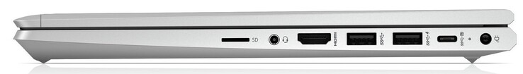Right side: microSD, combined audio port, HDMI, 2x USB-A 3.1 Gen1, 1x USB-C 3.1 Gen2