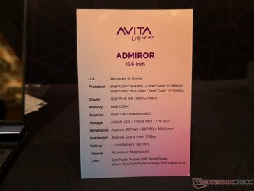 15.6-inch Avita Admiror