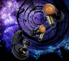 The JVC Kenwood Wood Master in-ear ANC earphones arrive with self-healing paint and African rosewood drivers. (Image source: JVC Kenwood)