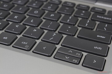 The Up and Down keys are half-sized and cramped to use