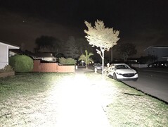Marauder 3 - Flood light in Turbo mode - 1st cross street ~40m / 44 yds. (f/1.8 1/30 ISO 3200)