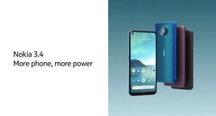 The Nokia 3.4. (Source: HMD Global)