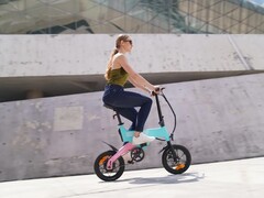 ONEBOT S2 foldable electric bicycle weighs 39 lbs (~18 kg). (Image source: ONEBOT)