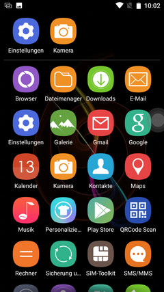 Oukitel K6000 Plus app drawer