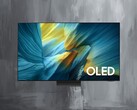 Front of Samsung S95F OLED TV shown