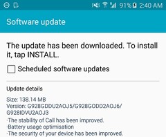 Samsung Galaxy S6 Edge+ gets first Android update