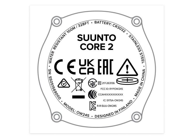The Suunto Core 2 does not have a heart rate or SpO2 sensor.