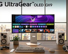 LG only offers the UltraGear OLED 34GX90SA in a white finish for now. (Image source: LG)