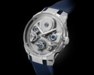 The Ulysse Nardin Blast Free Wheel Maillechort (pictured) has an 18-carat white gold case. (Image source: Ulysse Nardin)