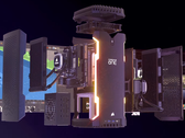 The new Corsair One a100 SFF gaming PC packs double AIO coolers in a mini tower design. (Image Source: Corsair)