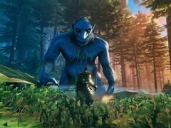 Key promotional visual for Iron Gate Studio's Valheim 1.0 release on PC and consoles.