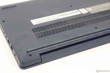 Redesigned ventilation grilles on the bottom plastic panel