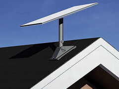 The Starlink Standard Kit dish pivot mount for rooftops. (Image source: Starlink)