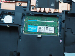 2x 8 GB DDR4-3200 SO-DIMM modules in the Schenker XMG Apex 15.