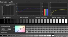 CalMAN: grayscale (calibrated)