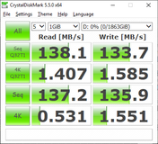 CDM 5.5 (Secondary Seagate HDD)