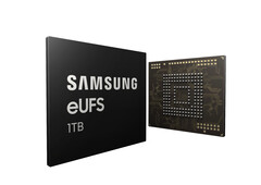 According to Samsung, the 1 TB eUFS solution can manage a random write speed of 50,000 IOPS. (Source: Samsung)