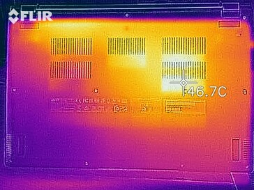 Heat map under load - bottom