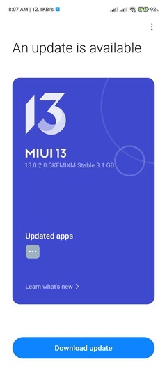 MIUI 13 for the Redmi Note 10 Pro.