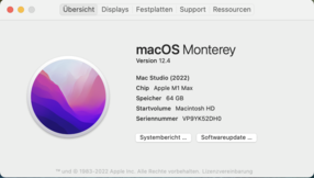 Mac Studio test configuration