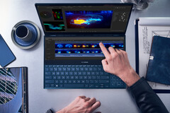 Like a Dell XPS 15, but more insane: Asus ZenBook Pro Duo with two displays, GeForce RTX graphics, and unlocked Core i9 CPU now shipping for $2999 (Source: Asus)
