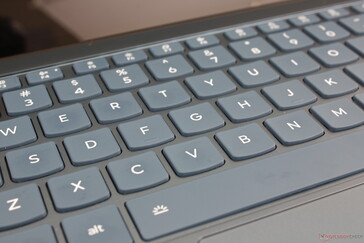 Key feedback is slightly sharper and louder than before