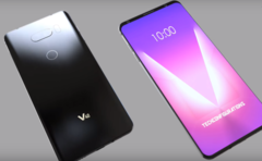 A concept render of the LG V40 ThinQ. (Source: Techconfigurations)