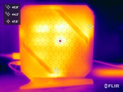 Minisforum Neptune Series HX77G vs. stress test (left side)