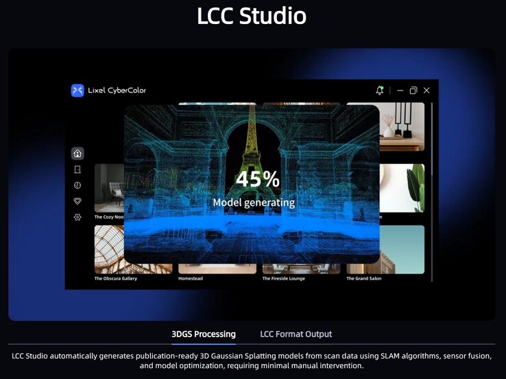 LCC Studio creates 3D models out of the camers data
