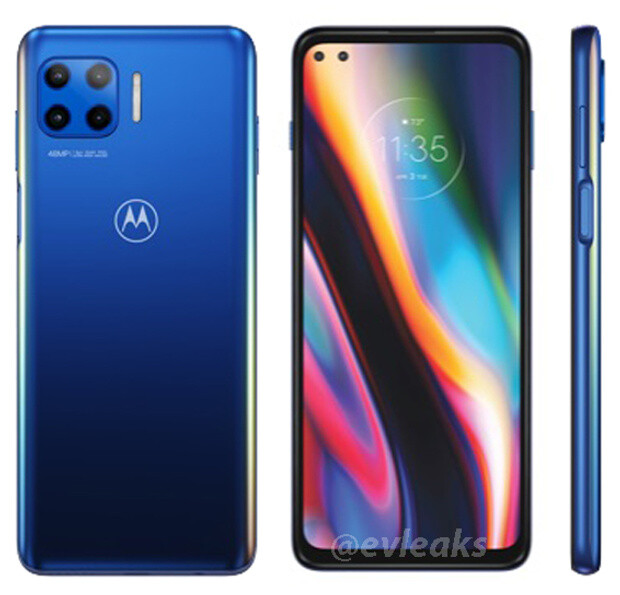 A full-sized view of the Moto G 5G renders (Image source: @evleaks)