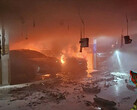 A fire incident in South Korea involving an electric Mercedes Benz (Image source: Gyeonggi Fire and Disaster Headquarters)