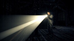 Enemies hiding in darkness in Alan Wake Remastered (Image source: Epic Games Store)
