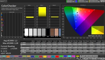 CalMAN color accuracy