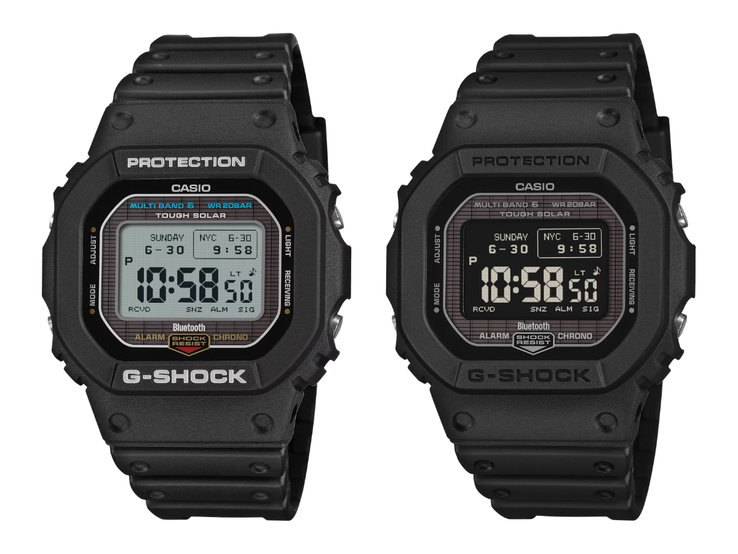 The Casio G-Shock GW-BX5600-1 and GW-BX5600-1A1 watches