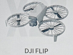 The DJI Flip appears to be one of DJI&#039;s odder consumer drones to date. (Image source: YueYue via @JasperEllens)