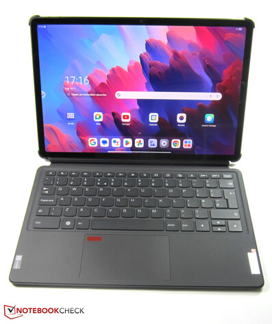 The Lenovo Tab P12 with the Lenovo Keyboard Pack