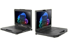 The AMD model comes with a 15.6-inch screen, whereas the Intel model is slightly smaller with a 13.3-inch display. (Image Source: Getac)