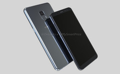 Samsung Galaxy A series (2018) render, model with Qualcomm Snapdragon 845 allegedly in the works