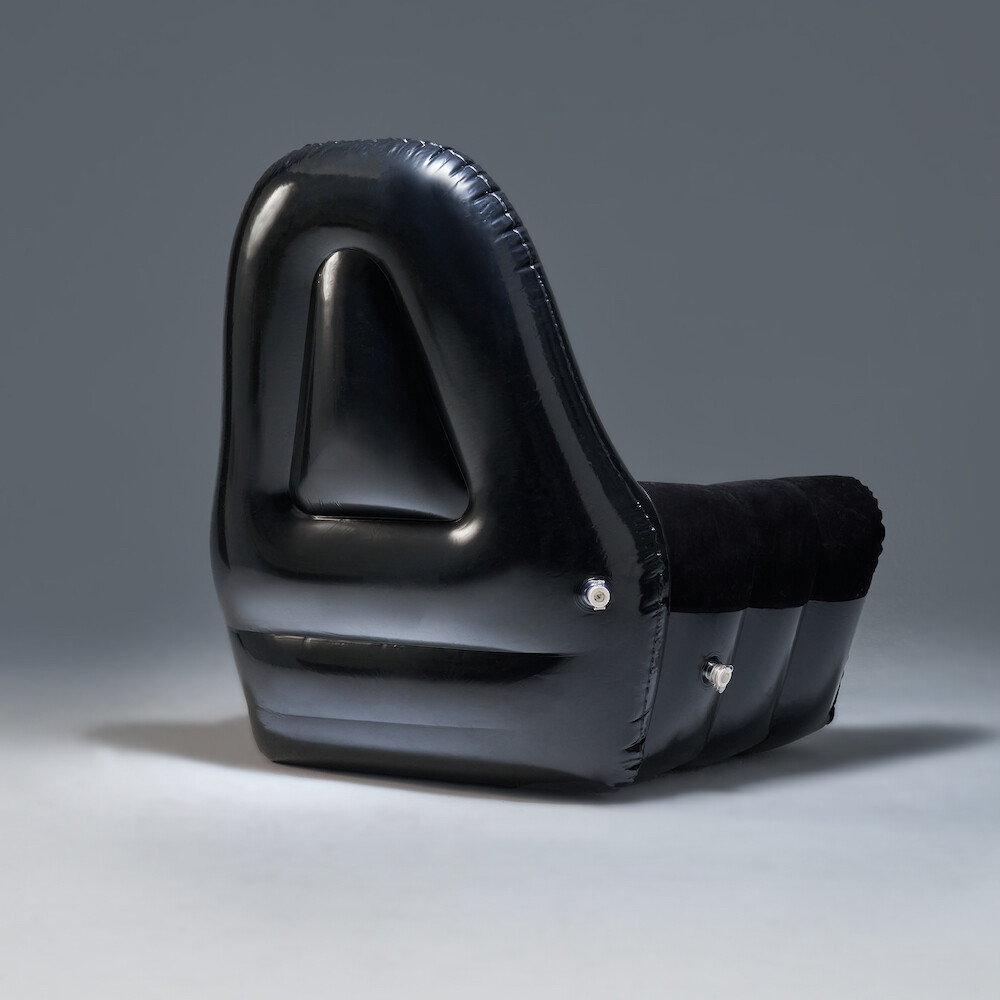 Black on sale inflatable chair