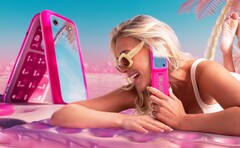 Somewhat belatedly, HMD Global presents a flip phone for the Barbie movie. (Image source: HMD Global)